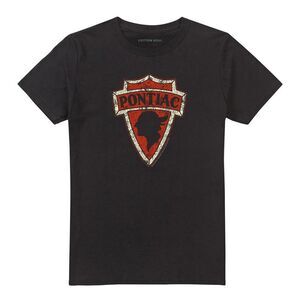 Pontiac Unisex Adult Early Arrowhead T-Shirt / Black